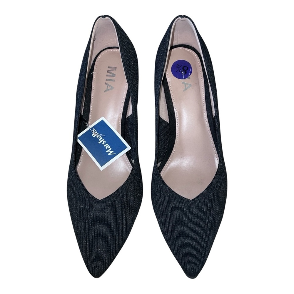 MIA Bianca black pointed toe heels
